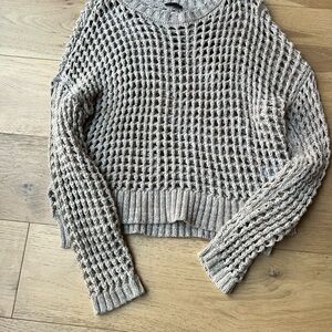 Express Women's Beige Knit Sweater